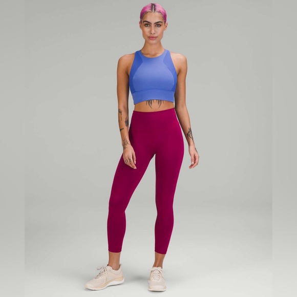 Lululemon Everlux High-Neck Train Bra Wild Indigo - Picture 10 of 15